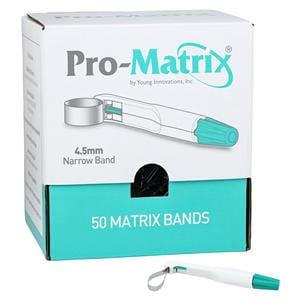Pro-Matrix Bande pour matrice Droit Étroit 4,5 mm 50/boîte