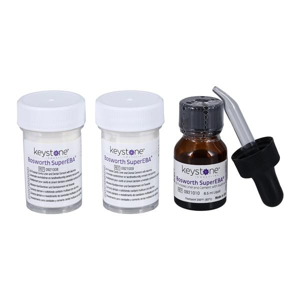 SuperEBA Ciment Oxyde de zinc eugénol Poudre et liquide Trousse standard Ch.