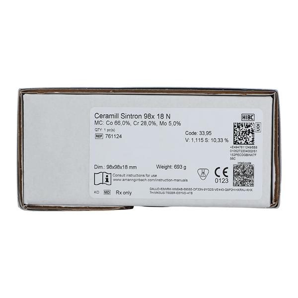 Ceramill Disc Sintron Metal Ea