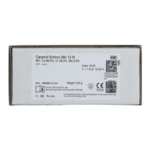 Ceramill Disc Sintron Metal 98x12 Ea