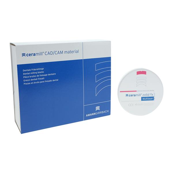 Ceramill Zolid FX Zirconia Disc Multi Layer C1/C2 98x16 Ea