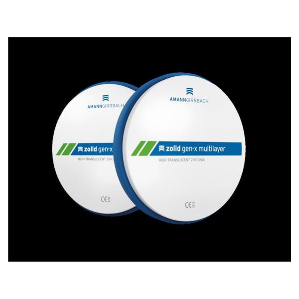 Zolid Gen-X Zirconia Disc BL3 98x16 Ea