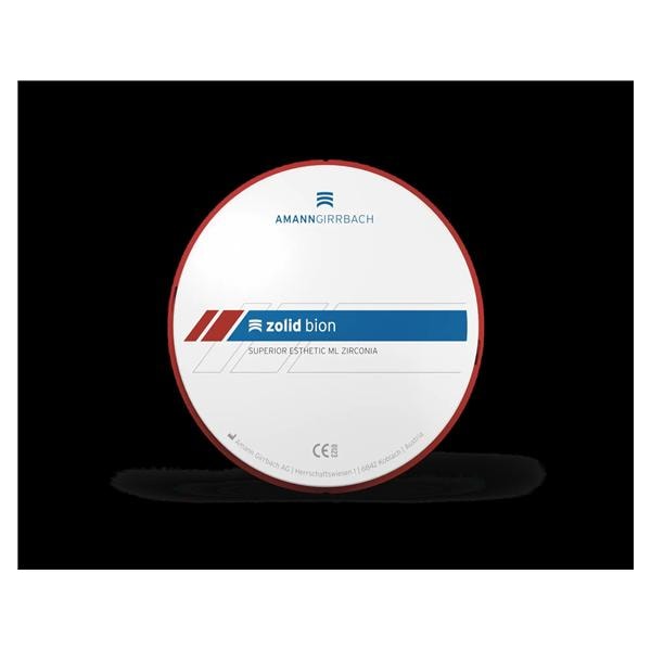 Zolid Bion Zirconia Disc A1 98x16 Ea