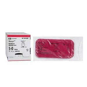 Biosyn Suture 5-0 18" Polyglecaprone Monofilament P-13 Undyed 12/Ca
