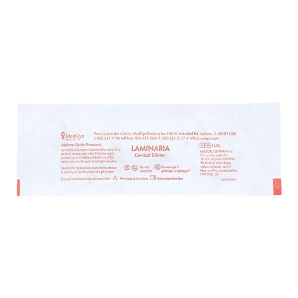 Laminaria Dilator 4mm 60mm 25/Pk