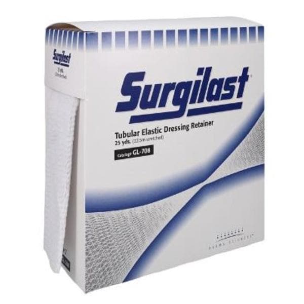 Bandage Surgilast 4.5"x25yd Tubular Size 7 White Latex BX