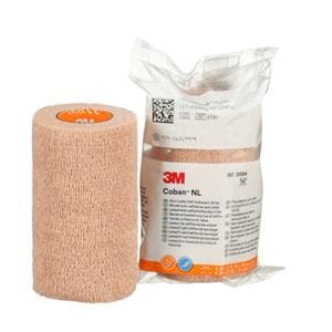 Coban Wrap Bandage Elastic 4"x5yd Tan Non-Sterile 18/Ca