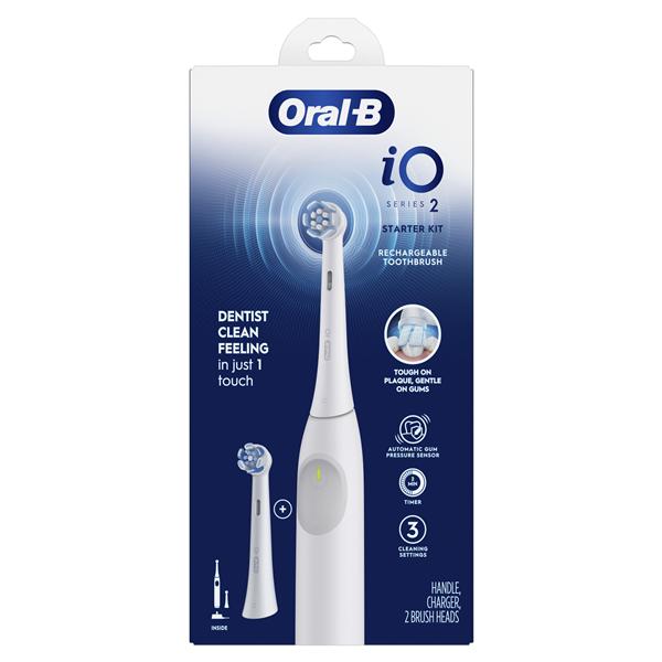 Oral-B io Series 2 Rechargeable Electric  Toothbrush Series 2 White 3/Ca
