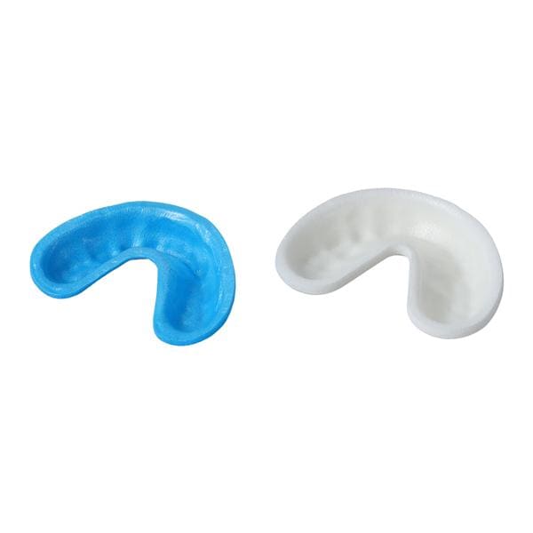 Oral-B Centrays Single Arch Fluoride Trays Small w/o Handle White / Blue 100/Bg