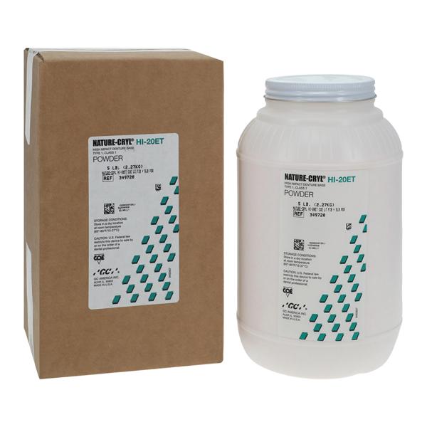 Acrylic Powder Nature-Cryl HI-20ET COE Light Fibered 5Lb/Bt