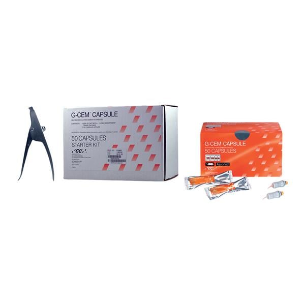 Ciment de scellement Double polymérisation Trousse de départ de capsules Ch.