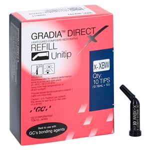 Gradia Direct X Universal Composite X-XBW (Extra Bleach White) Unitp Rfl 10/Bx