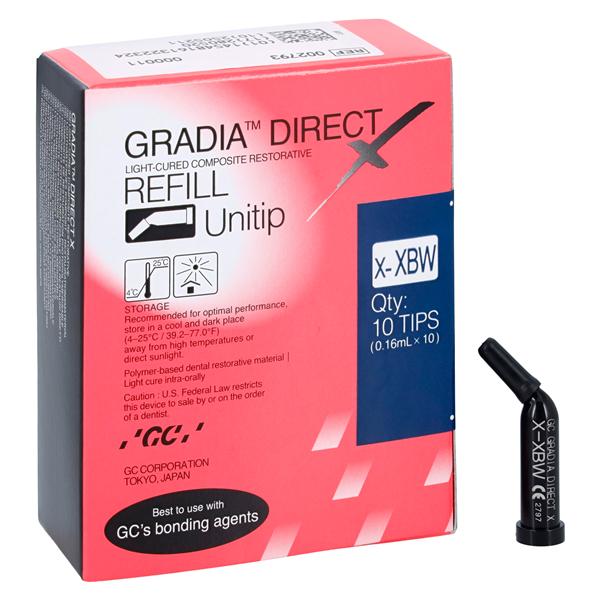 Gradia Direct X Universal Composite X-XBW (Extra Bleach White) Unitp Rfl 10/Bx