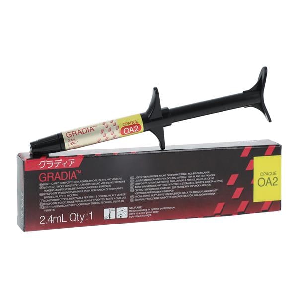 Gradia Light Cure Indirect Restorative Opaque OA2 2.4mlSyr