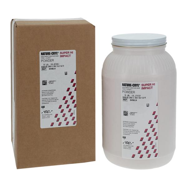 Acrylic Powder Nature-Cryl Super HI Impact Heat Cure Heavy 5Lb