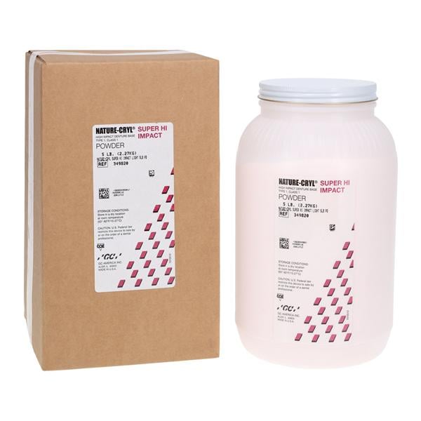 Acrylic Powder Nature-Cryl Super HI Impact Heat Cure Light 5Lb