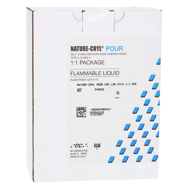 Powder & Liquid Nature-Cryl Pour Self Cure Mild Ea