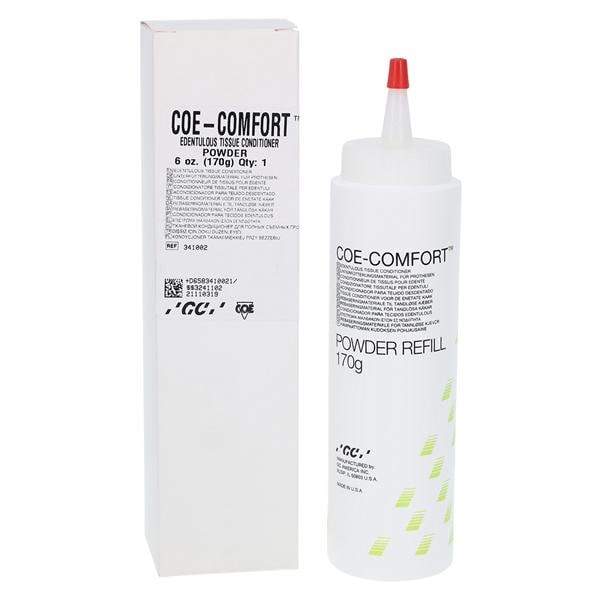 Coe-Comfort Tissue Conditioner Chairside Edentulous Self Cure 6 oz Ea