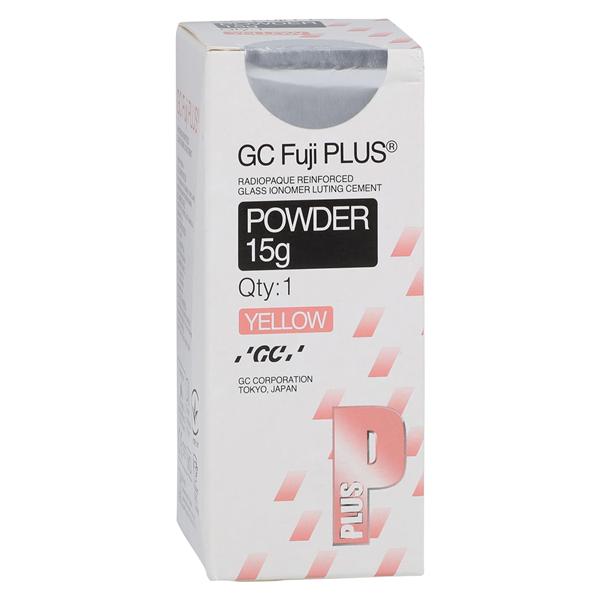 GC Fuji PLUS Resin Glass Ionomer Powder Cement 15 Gm Ea