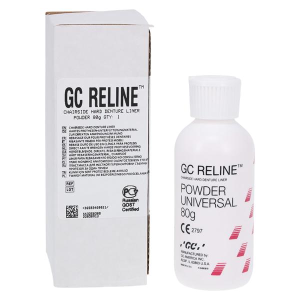 GC Reline Reline Material Hard Self Cure Universal 80gm/Bt