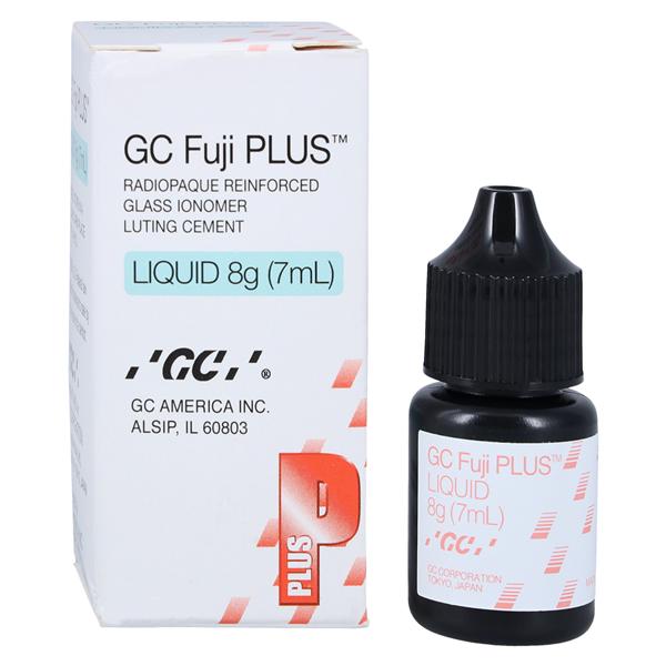 GC Fuji PLUS Verre ionomère et résine Ciment Liquide 7 mL Ch.