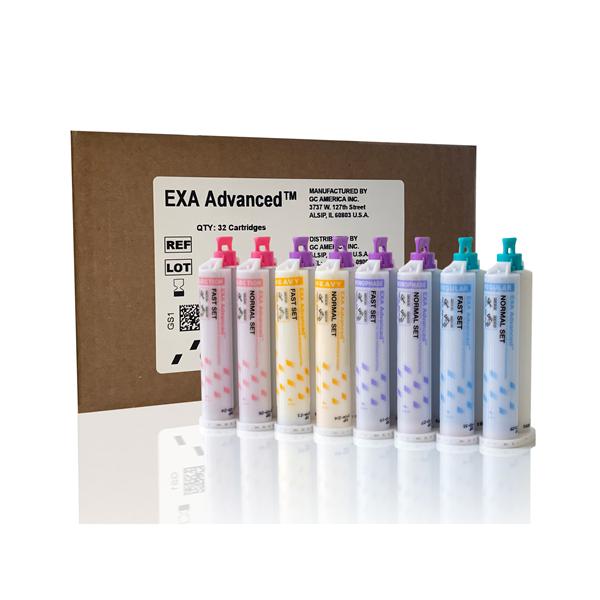EXA ADVANCED Impression Material Cartridge Nrml St 48 mL Regular Bulk Pack 32/Pk
