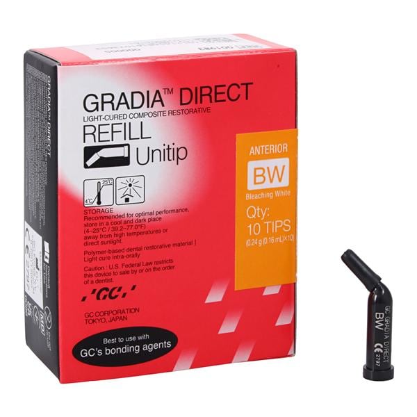 Gradia Direct Unitip Composite BW (Bleach White) Refill Bx