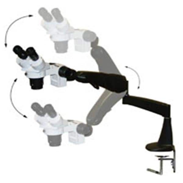 DM Dual Mag Sterescope Dual Magnifier Stereoscope Pneumatic Arm PneumArm Ea