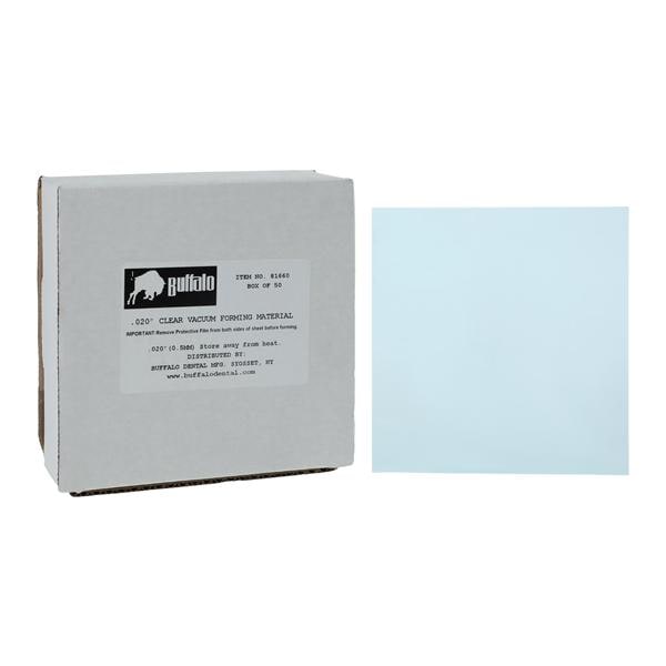 Extra Wide Vacuum-Forming Mouthguard Material Clear .020 50/Bx