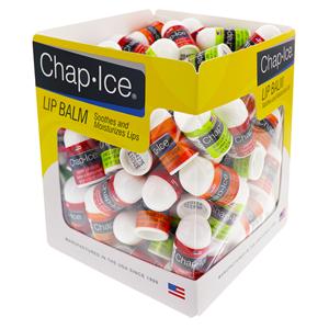 Chap Ice Lip Balm Mini Assorted Cube Container 100/Bx