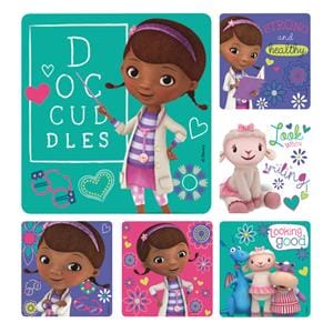 Stickers Doc McStuffins Assorted 100/Rl
