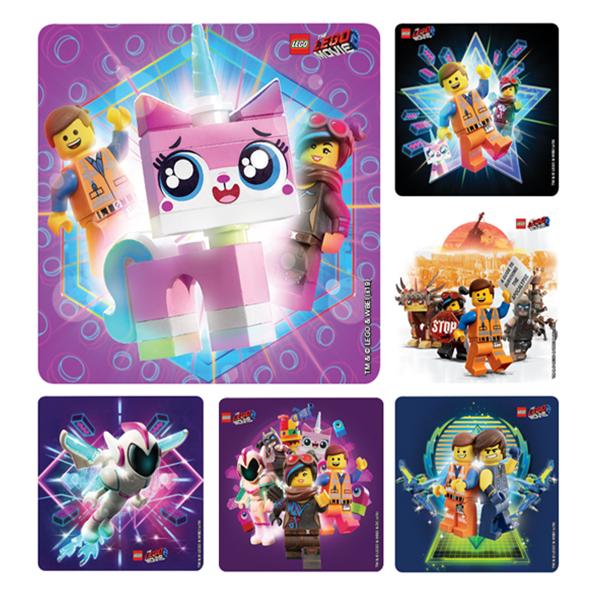 Stickers Lego Movie 2 Assorted 100/Rl