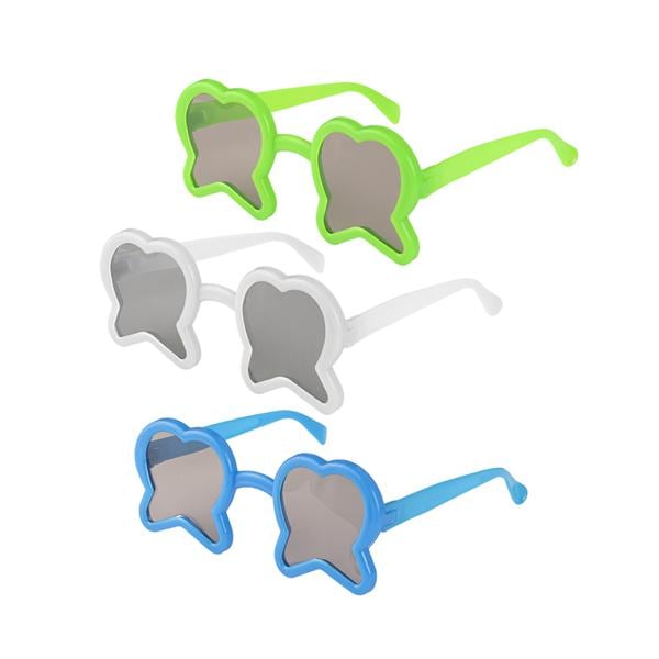 Kids Sunglasses Tooth Shaped Pediatric Assorted 36/Pk