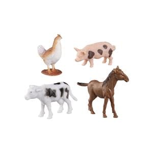 Toy Figurine Farm Animal Assorted Animals 36/Pk