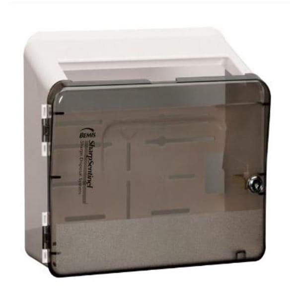 Sentinel Sharps Cabinet Beige/Gray 13x6x11-1/2" Locking ABS f/ Cntnrs 175 Ea