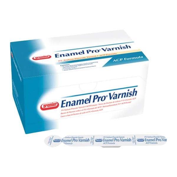 Enamel Pro Fluoride Vrnsh Bulk 5% NaF 0.4 mL Strawberries 'N Cream Clear 200/Bx