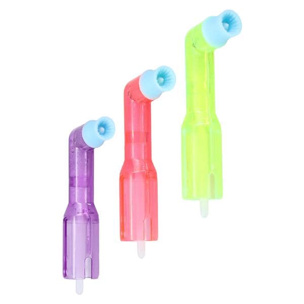 2Pro Jetable Contre-angle à prophy Ferme court Bleu 100 degrés 144/sac