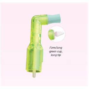 2Pro Jetable Contre-angle à prophy Ferme long Vert 100 degrés 1000/caisse