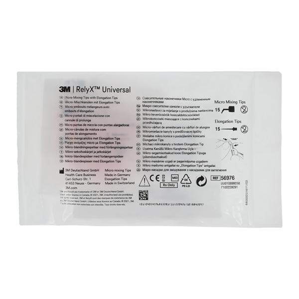 3M RelyX Universal Short / Super Fine Automix Micro Mixing Tips Orange 30/Pk