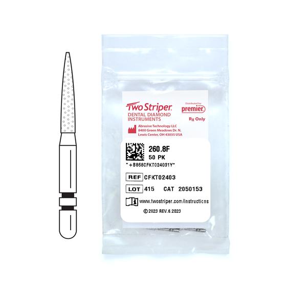 Two Striper 16A Diamond Bur Fine 260.8F 50/Pk