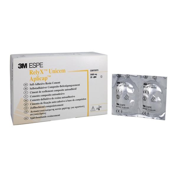 RelyX Unicem Aplicap Capsules Cement White Opaque 295 mg Refill 20/Bx
