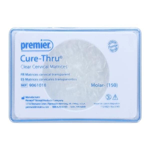 Cure-Thru Matrices Cervical Molaire Universel 150/boîte