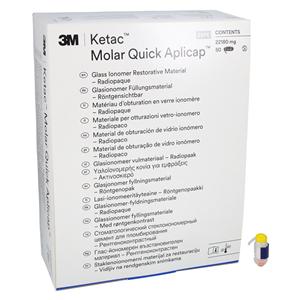 3M™ Ketac™ Molar Quick Aplicap™ Packable Capsule A2 Fast Set Refill 50/Bx