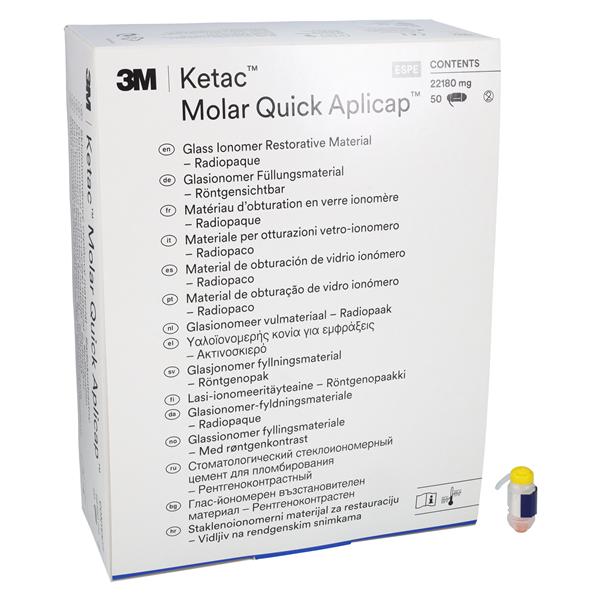 3M™ Ketac™ Molar Quick Aplicap™ Packable Capsule A2 Fast Set Refill 50/Bx