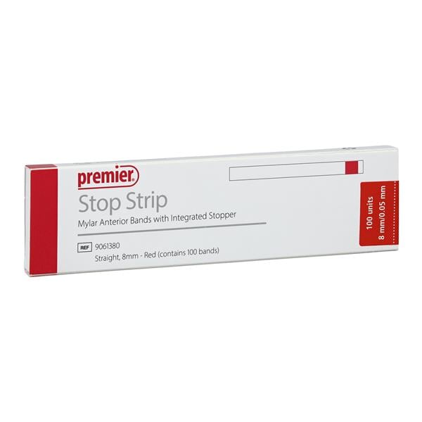 Stop Strip Bande pour matrice Droit 8 mm Antérieur 100/boîte
