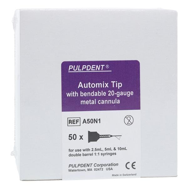 Activa Automix Needle Tips Clear 20 Gauge 50/Pk