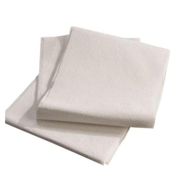 Exam Drape Sheet 40 in x 48 in White Tissue Disposable 100/Ca