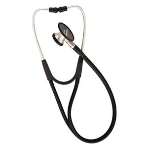 Harvey Elite Cardiology Stethoscope Adult Black Double Lumen Tubing Ea