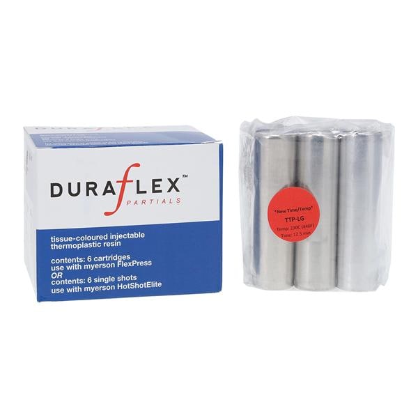 DuraFlex Denture Resin Cartridge Tissue tone Large 6/Pk