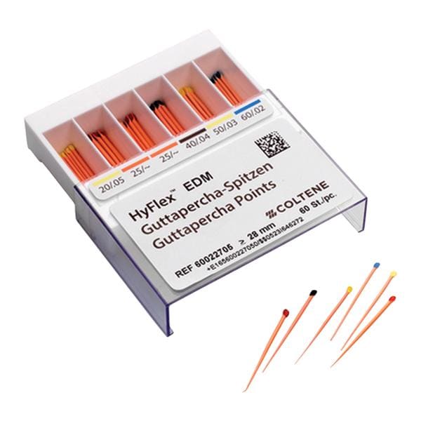 Gut-percha HyFlex EDM .05-.02 60/Paquet